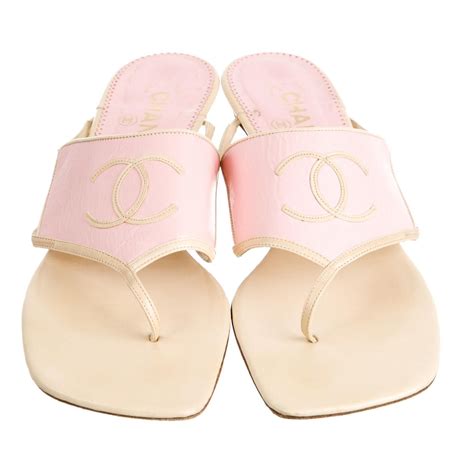 chanel slippers pink|chanel sandals women 2021.